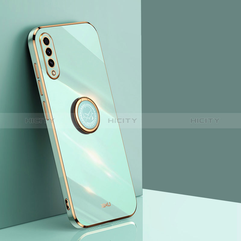 Funda Silicona Carcasa Ultrafina Goma con Magnetico Anillo de dedo Soporte XL1 para Samsung Galaxy A30S