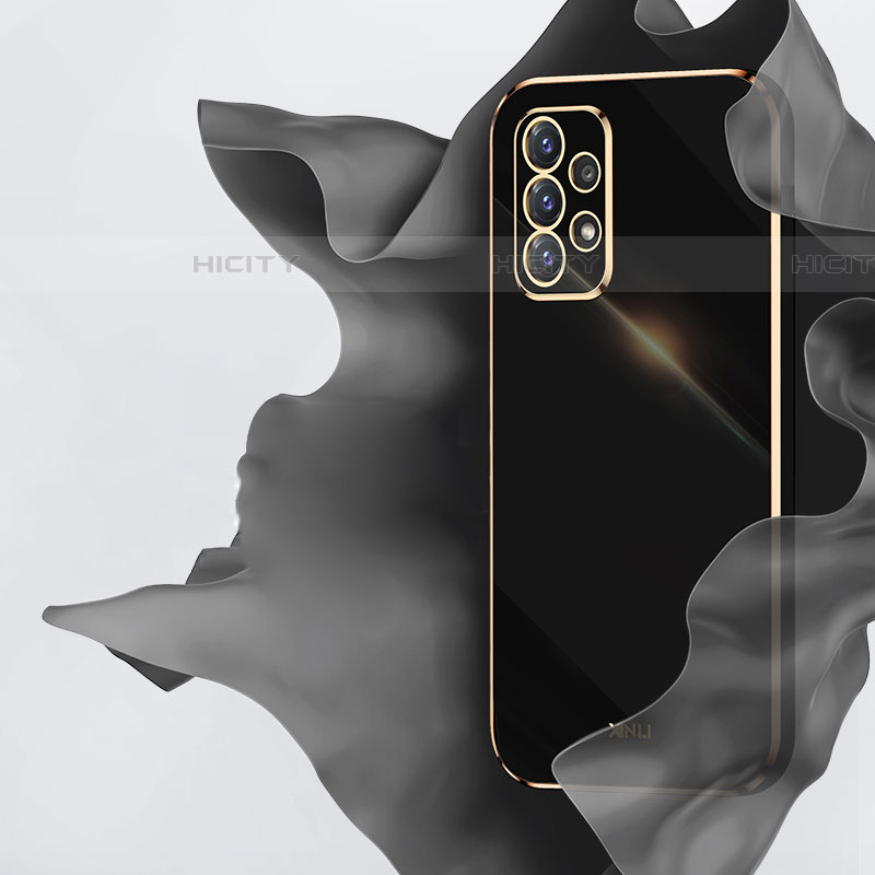 Funda Silicona Carcasa Ultrafina Goma con Magnetico Anillo de dedo Soporte XL1 para Samsung Galaxy A72 5G