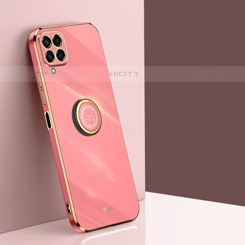 Funda Silicona Carcasa Ultrafina Goma con Magnetico Anillo de dedo Soporte XL1 para Samsung Galaxy M33 5G