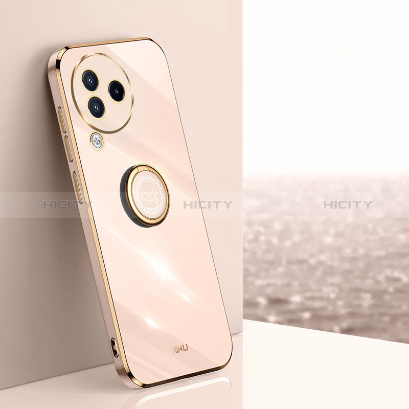 Funda Silicona Carcasa Ultrafina Goma con Magnetico Anillo de dedo Soporte XL1 para Xiaomi Civi 3 5G