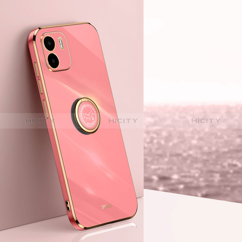 Funda Silicona Carcasa Ultrafina Goma con Magnetico Anillo de dedo Soporte XL1 para Xiaomi Poco C50