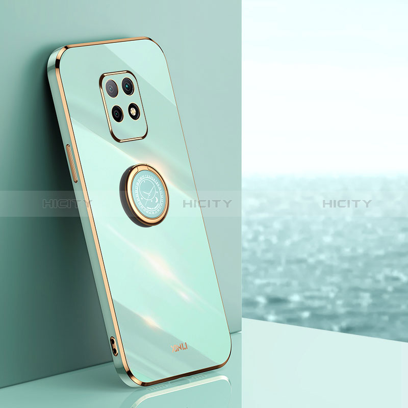 Funda Silicona Carcasa Ultrafina Goma con Magnetico Anillo de dedo Soporte XL1 para Xiaomi Redmi 10X Pro 5G