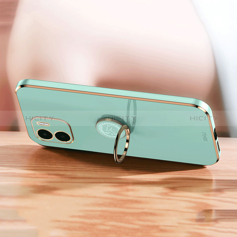 Funda Silicona Carcasa Ultrafina Goma con Magnetico Anillo de dedo Soporte XL1 para Xiaomi Redmi A2 Plus