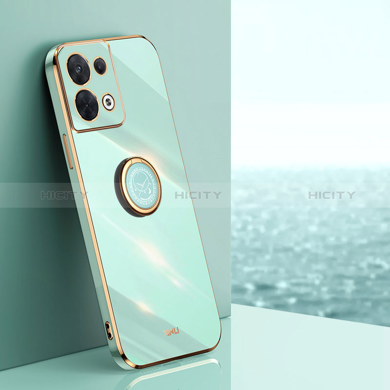 Funda Silicona Carcasa Ultrafina Goma con Magnetico Anillo de dedo Soporte XL1 para Xiaomi Redmi Note 13 Pro 5G