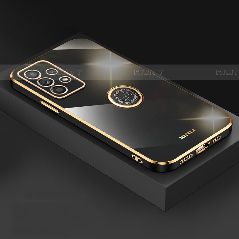 Funda Silicona Carcasa Ultrafina Goma con Magnetico Anillo de dedo Soporte XL2 para Samsung Galaxy A33 5G