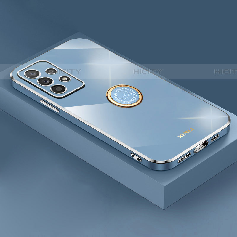 Funda Silicona Carcasa Ultrafina Goma con Magnetico Anillo de dedo Soporte XL2 para Samsung Galaxy A33 5G