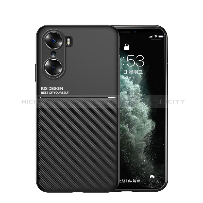 Funda Silicona Carcasa Ultrafina Goma con Magnetico para Huawei Honor 60 Pro 5G