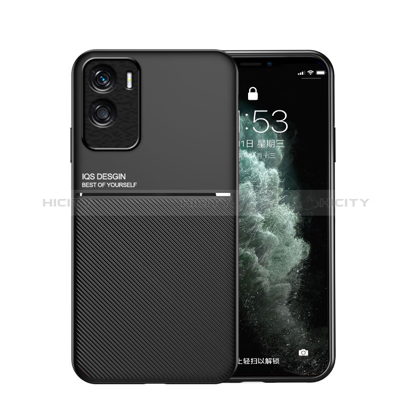 Funda Silicona Carcasa Ultrafina Goma con Magnetico para Huawei Honor X50i 5G