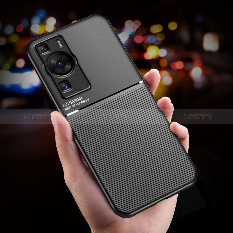 Funda Silicona Carcasa Ultrafina Goma con Magnetico para Huawei P60 Pro