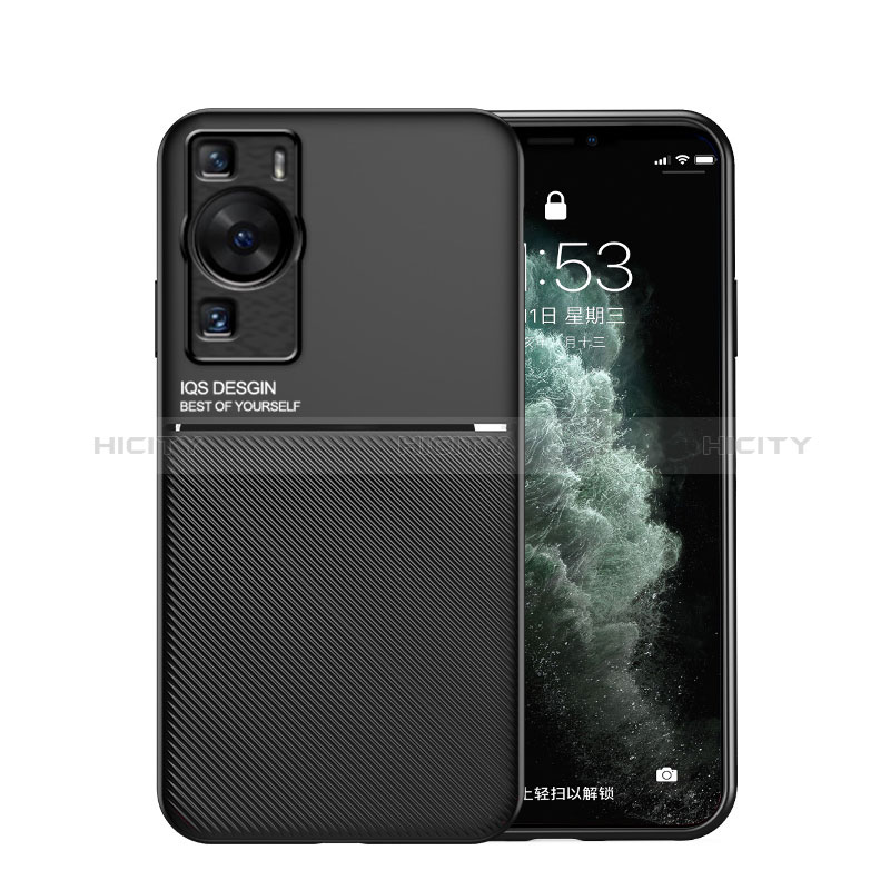 Funda Silicona Carcasa Ultrafina Goma con Magnetico para Huawei P60 Pro