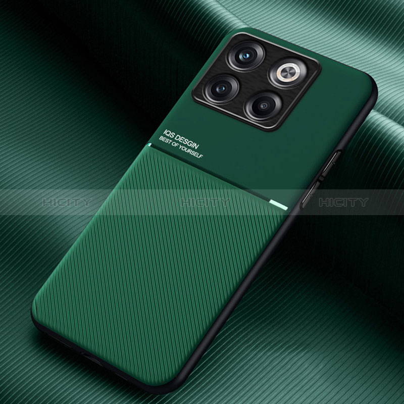 Funda Silicona Carcasa Ultrafina Goma con Magnetico para OnePlus Ace Pro 5G Verde