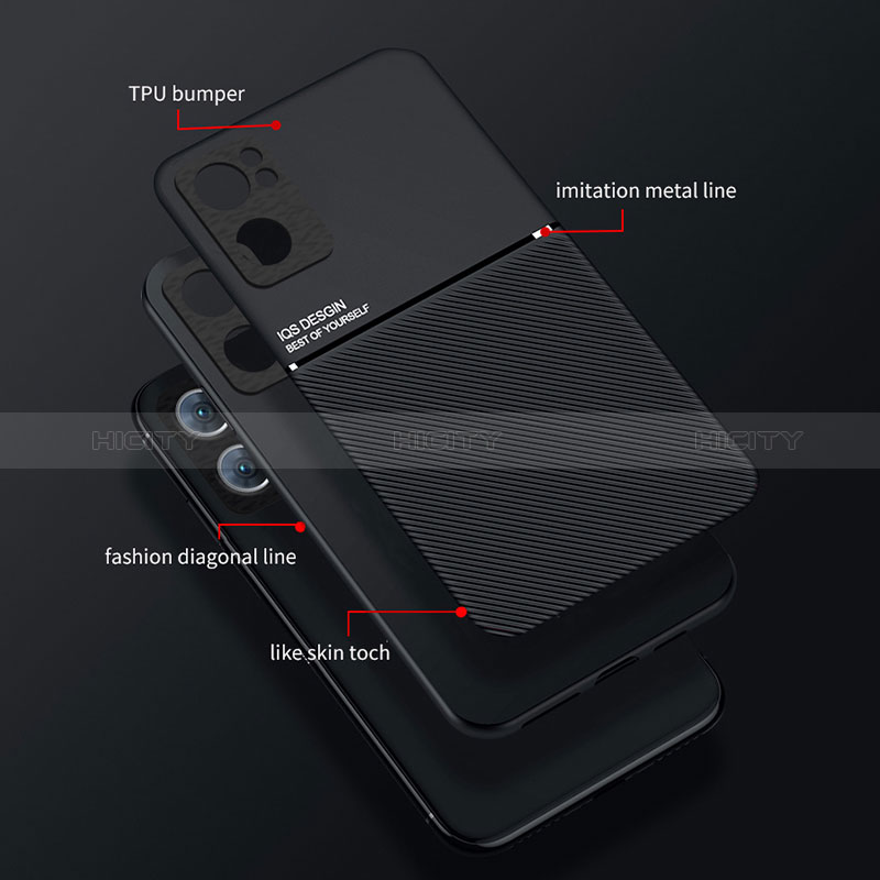 Funda Silicona Carcasa Ultrafina Goma con Magnetico para OnePlus Nord CE 2 5G