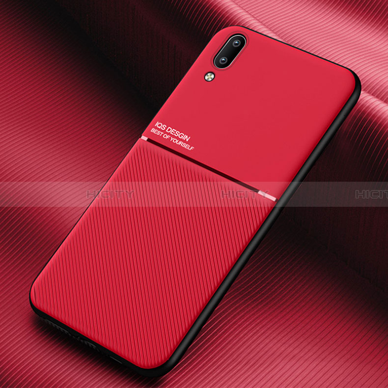 Funda Silicona Carcasa Ultrafina Goma con Magnetico para Samsung Galaxy A02 Rojo