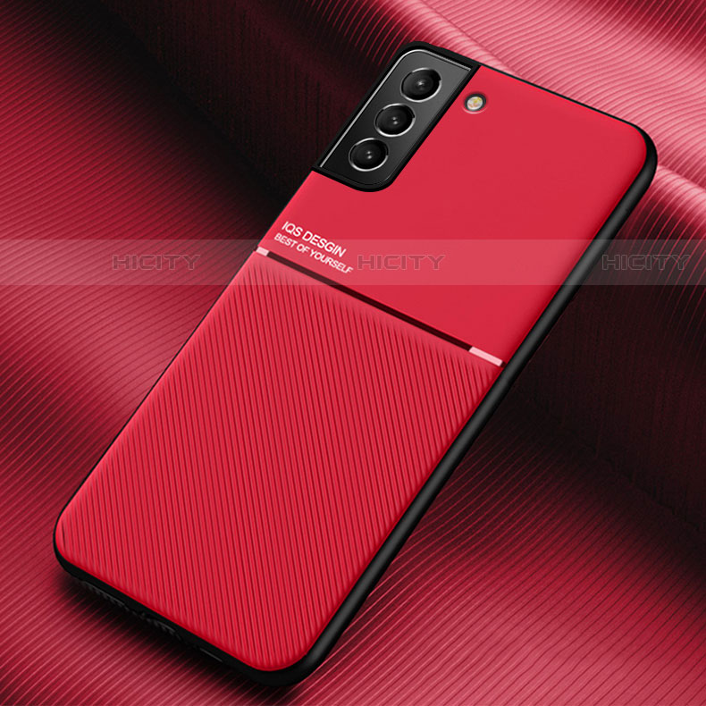 Funda Silicona Carcasa Ultrafina Goma con Magnetico para Samsung Galaxy S23 5G Rojo