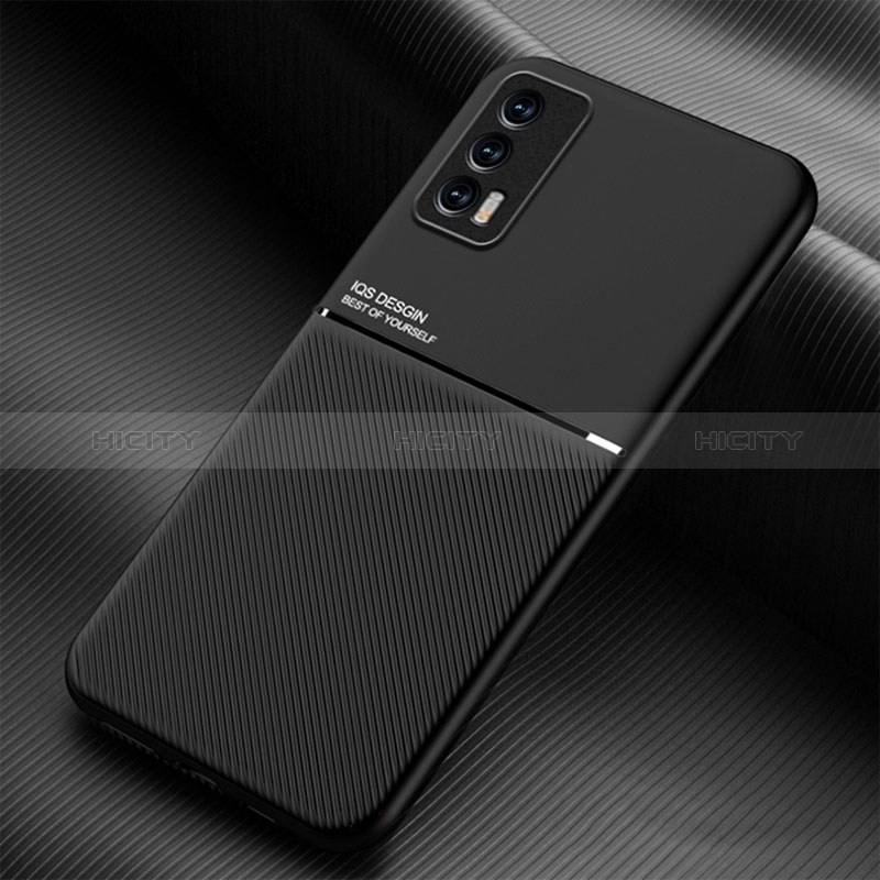 Funda Silicona Carcasa Ultrafina Goma con Magnetico para Vivo iQOO 7 India 5G