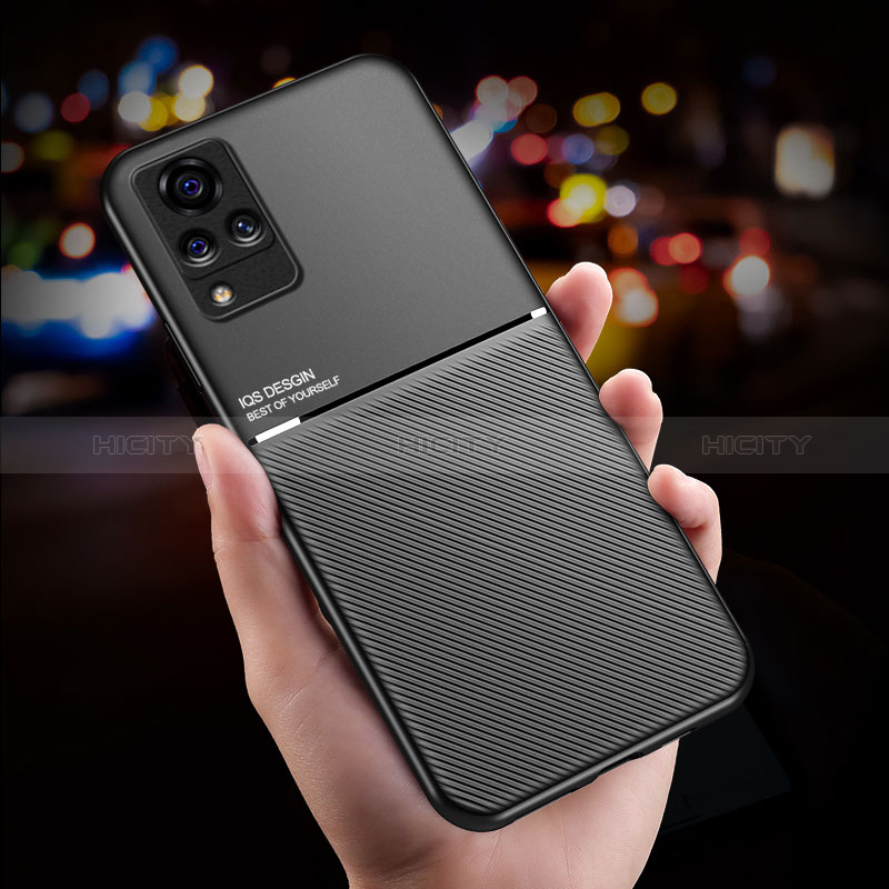 Funda Silicona Carcasa Ultrafina Goma con Magnetico para Vivo V21 5G