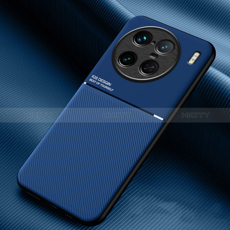 Funda Silicona Carcasa Ultrafina Goma con Magnetico para Vivo X90 Pro+ Plus 5G