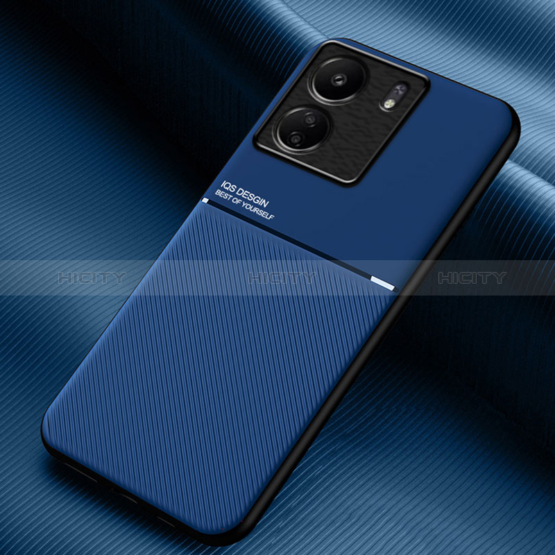 Funda Silicona Carcasa Ultrafina Goma con Magnetico para Xiaomi Poco C65 Azul