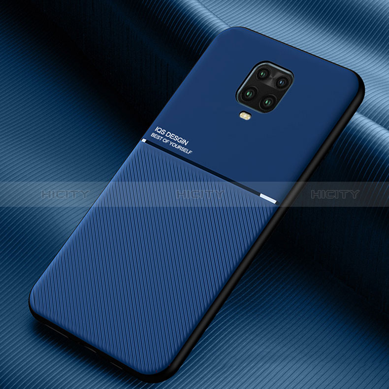 Funda Silicona Carcasa Ultrafina Goma con Magnetico para Xiaomi Poco M2 Pro Azul