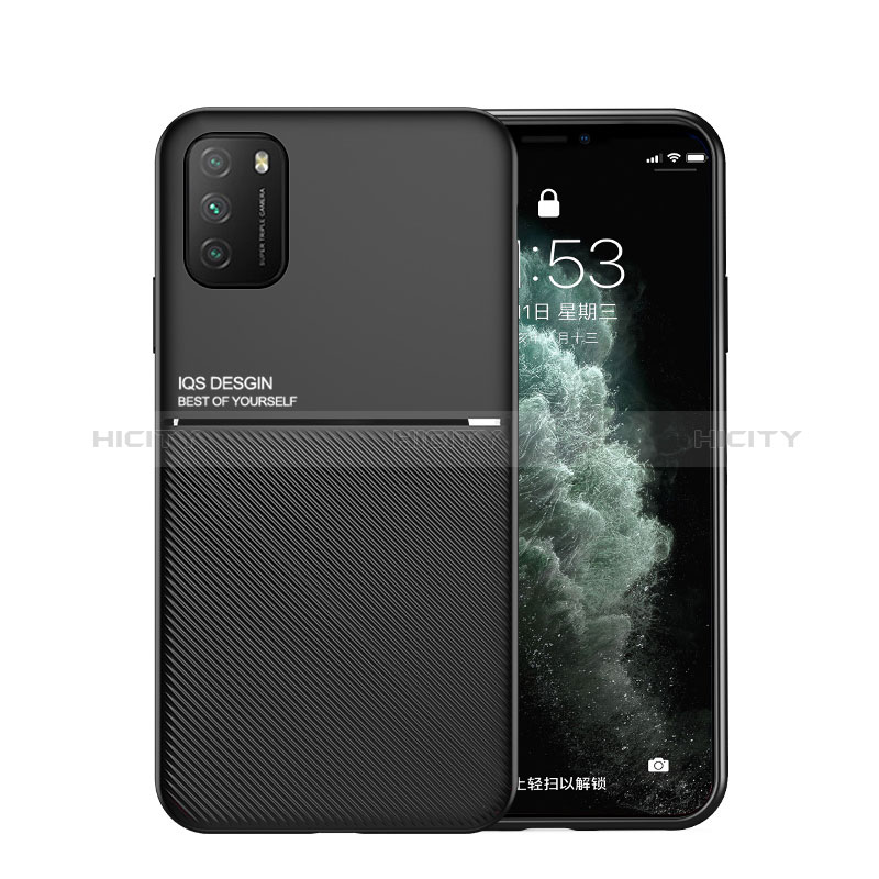 Funda Silicona Carcasa Ultrafina Goma con Magnetico para Xiaomi Poco M3