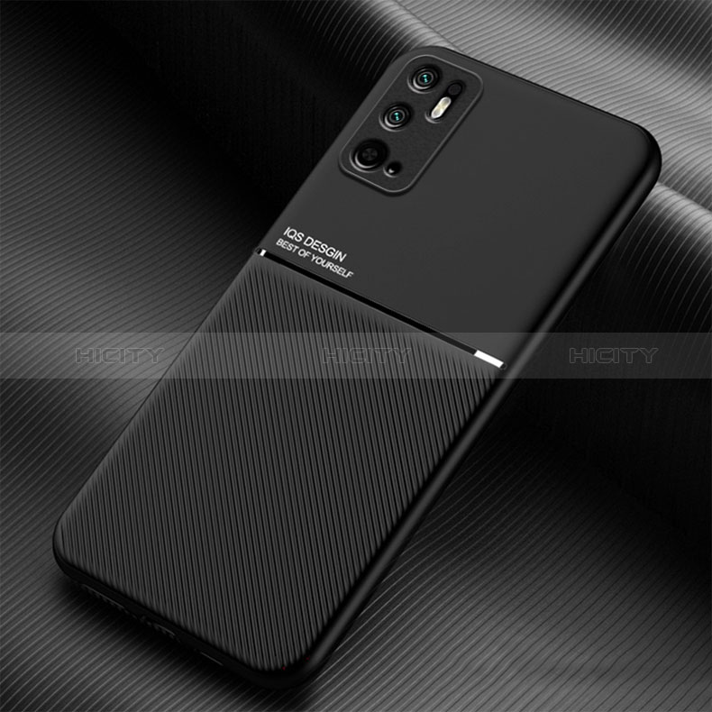 Funda Silicona Carcasa Ultrafina Goma con Magnetico para Xiaomi POCO M3 Pro 5G Negro