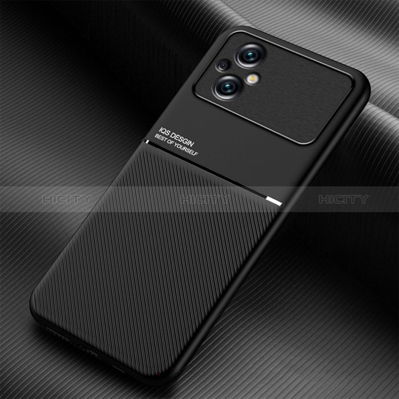 Funda Silicona Carcasa Ultrafina Goma con Magnetico para Xiaomi Poco M5 4G Negro