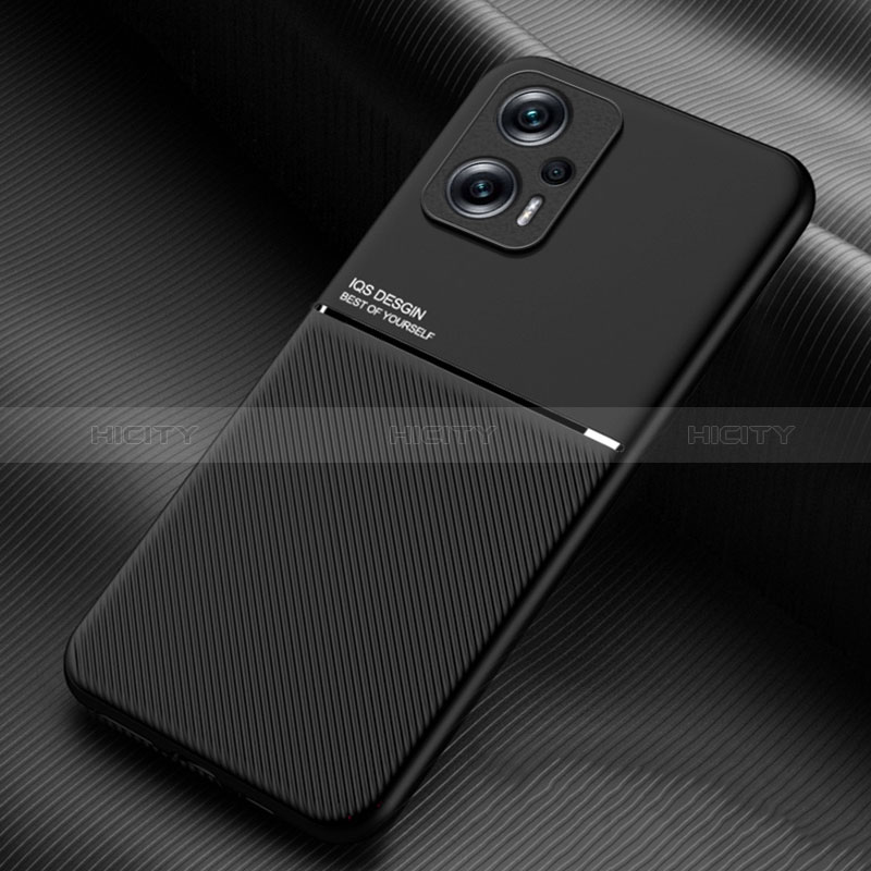 Funda Silicona Carcasa Ultrafina Goma con Magnetico para Xiaomi Poco X4 GT 5G Negro