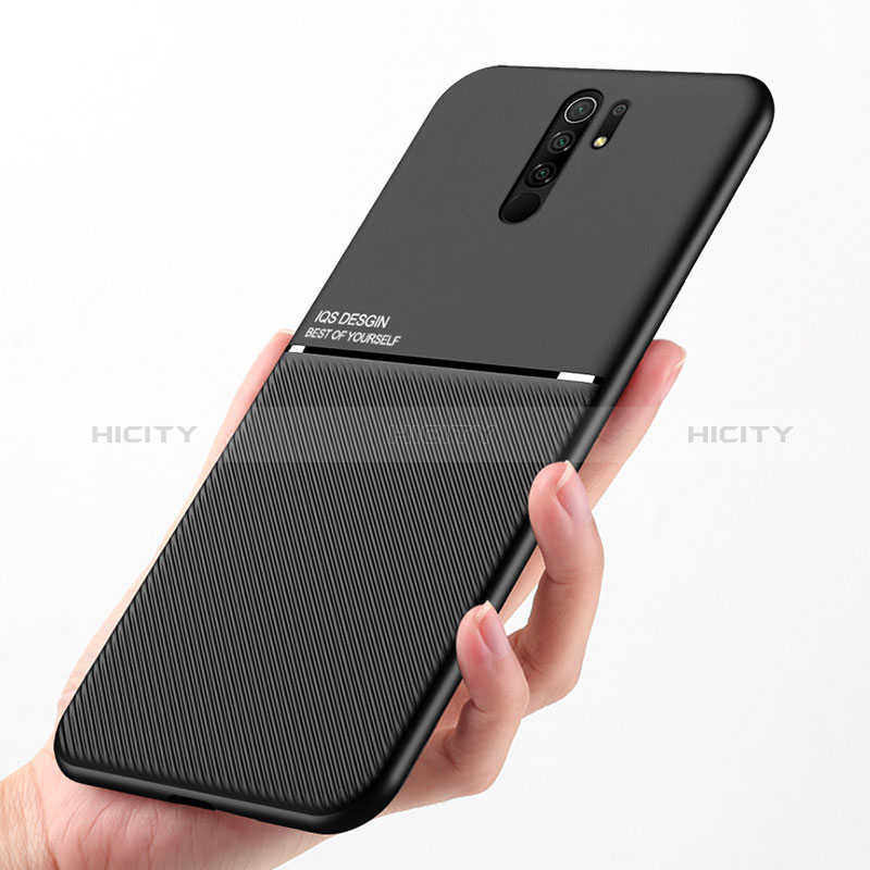 Funda Silicona Carcasa Ultrafina Goma con Magnetico para Xiaomi Redmi 9 Prime India