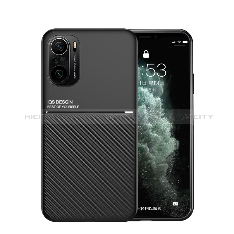 Funda Silicona Carcasa Ultrafina Goma con Magnetico para Xiaomi Redmi K40 5G