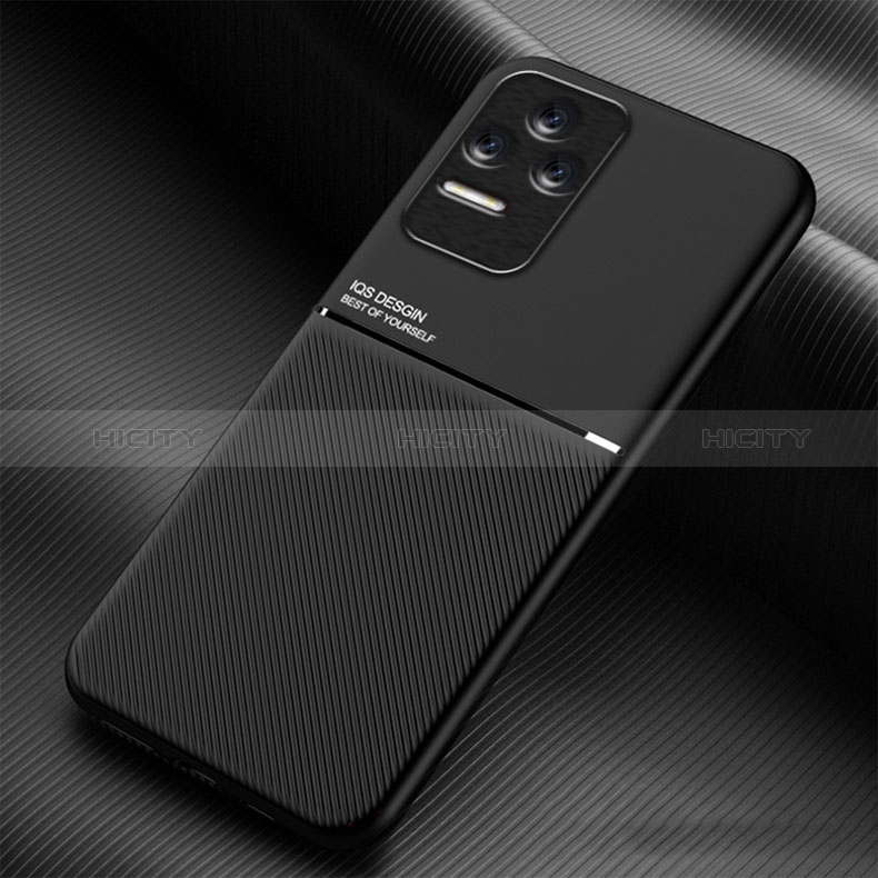 Funda Silicona Carcasa Ultrafina Goma con Magnetico para Xiaomi Redmi K50 5G Negro