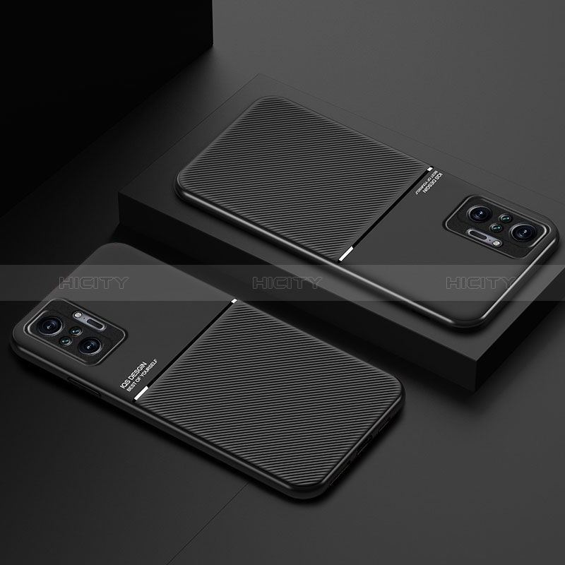 Funda Silicona Carcasa Ultrafina Goma con Magnetico para Xiaomi Redmi Note 10 Pro 4G