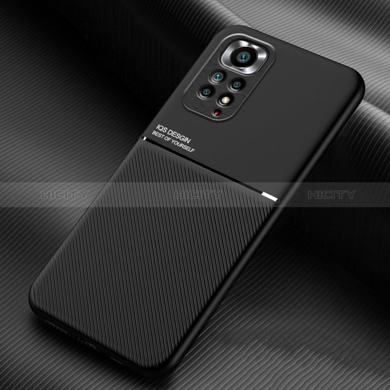 Funda Silicona Carcasa Ultrafina Goma con Magnetico para Xiaomi Redmi Note 11 Pro 5G Negro