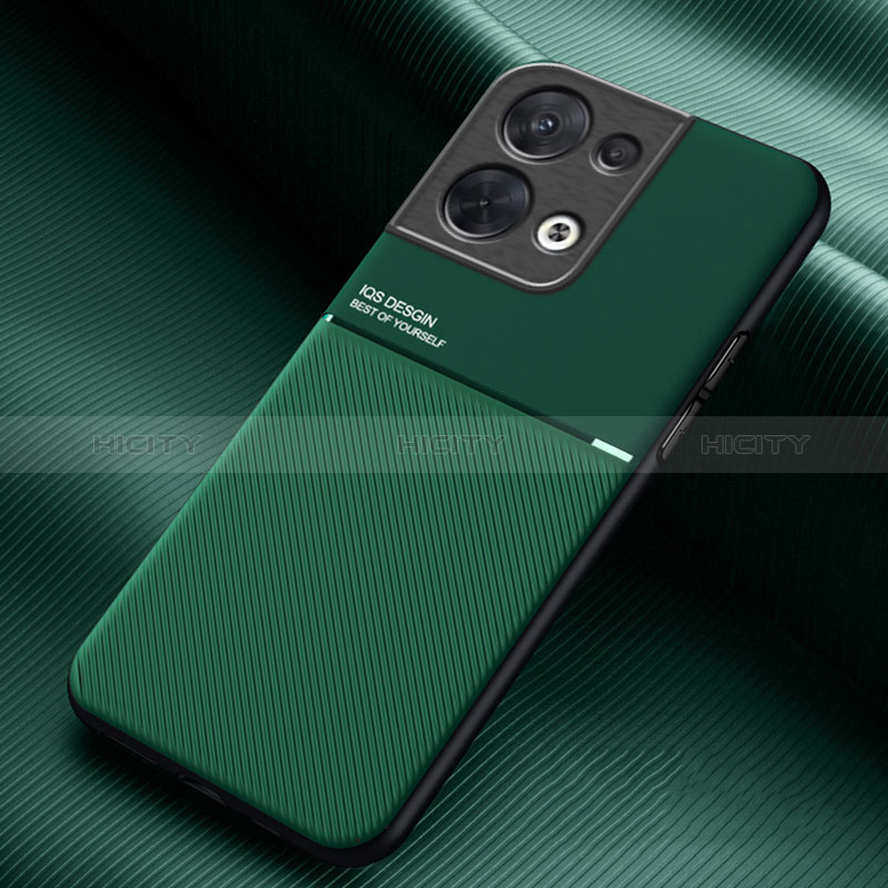 Funda Silicona Carcasa Ultrafina Goma con Magnetico para Xiaomi Redmi Note 13 Pro 5G Verde