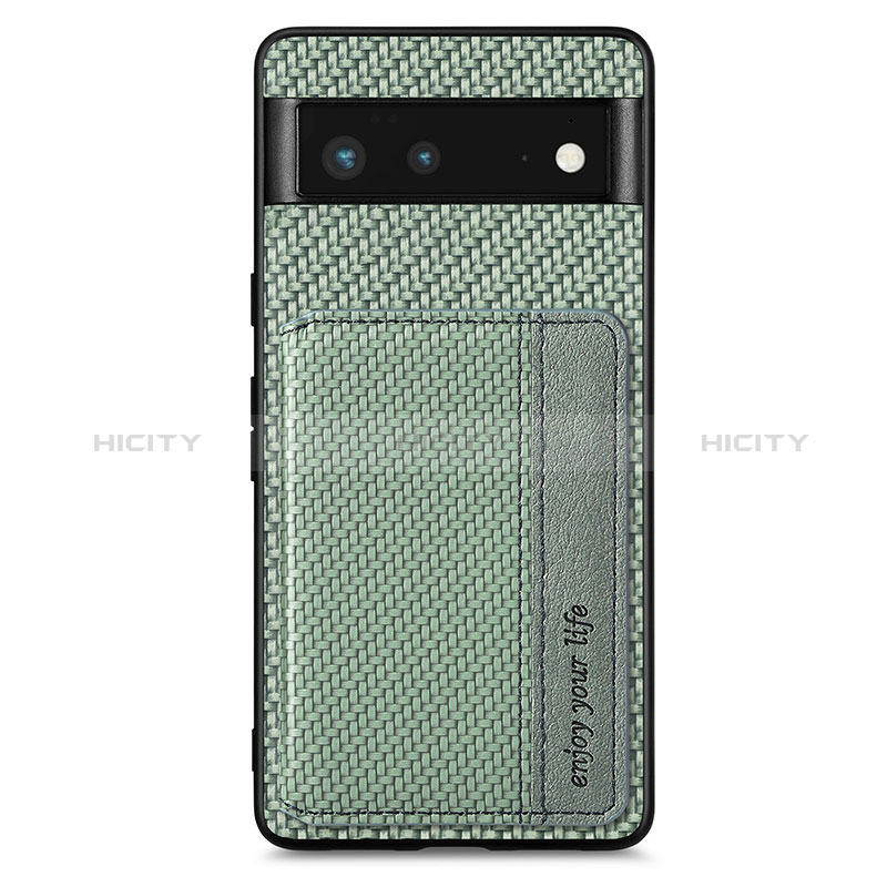 Funda Silicona Carcasa Ultrafina Goma con Magnetico S01D para Google Pixel 6 5G