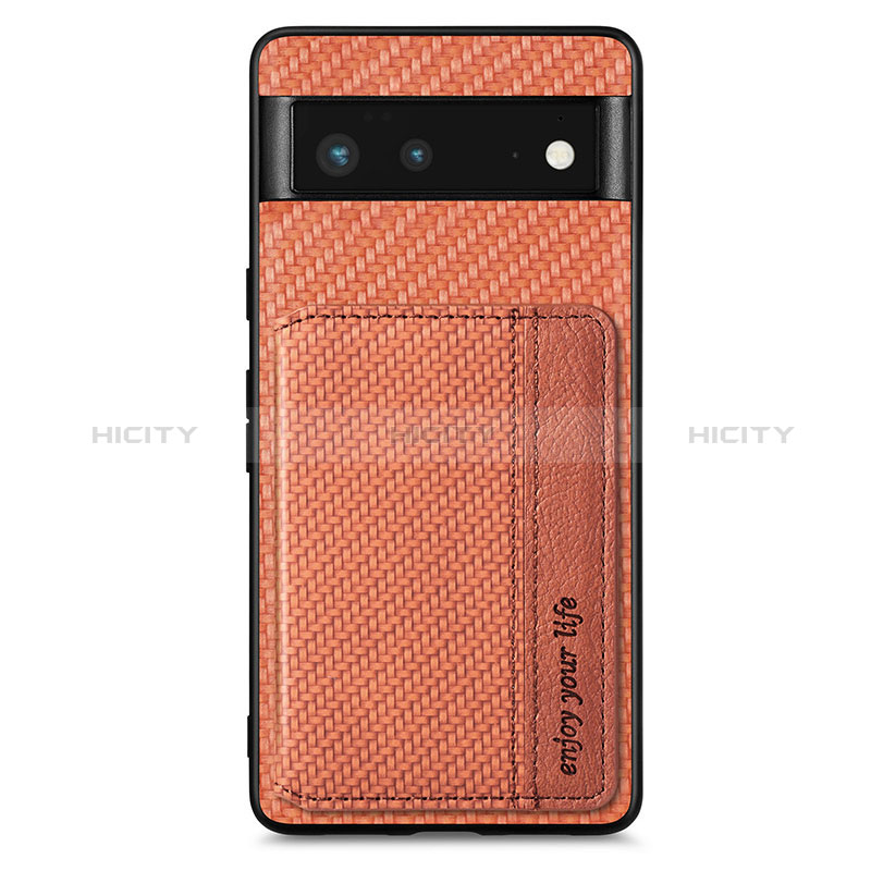 Funda Silicona Carcasa Ultrafina Goma con Magnetico S01D para Google Pixel 6 5G