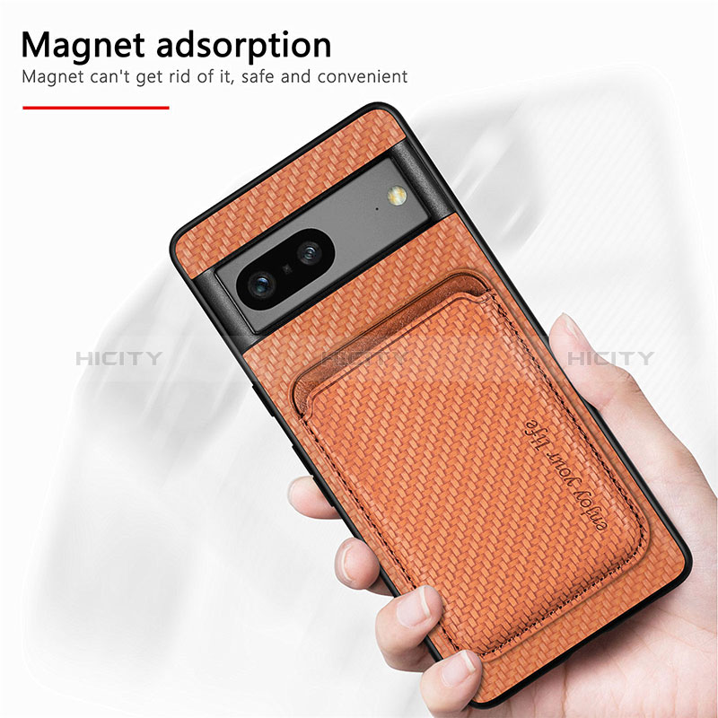 Funda Silicona Carcasa Ultrafina Goma con Magnetico S01D para Google Pixel 7 5G