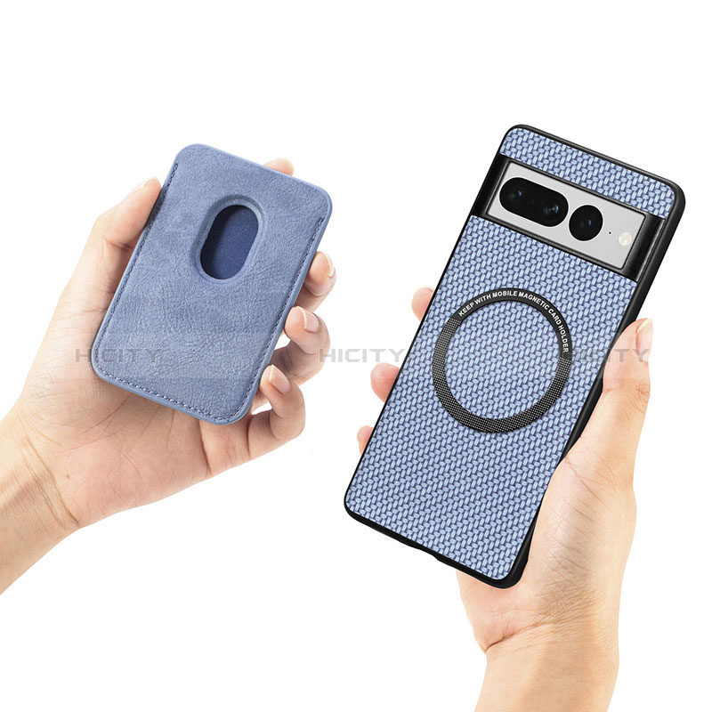 Funda Silicona Carcasa Ultrafina Goma con Magnetico S01D para Google Pixel 7 Pro 5G