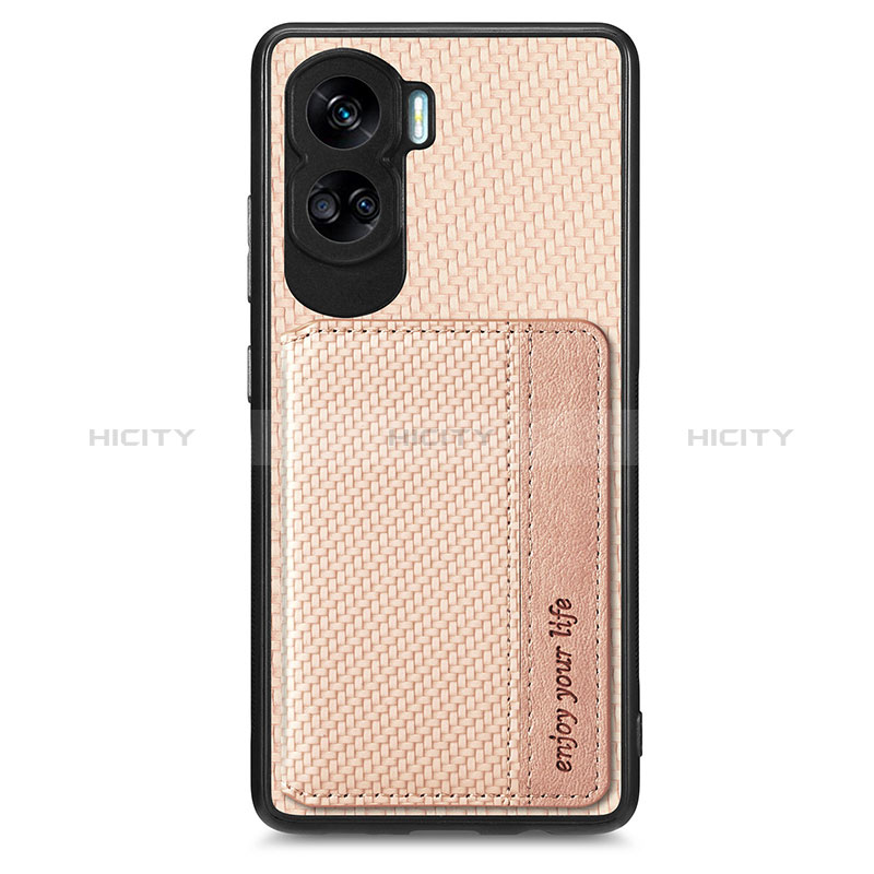 Funda Silicona Goma de Cuero Carcasa para Huawei Honor Magic6 Lite 5G Negro