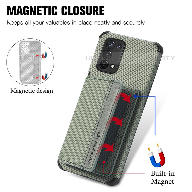 Funda Silicona Carcasa Ultrafina Goma con Magnetico S01D para OnePlus Nord N200 5G