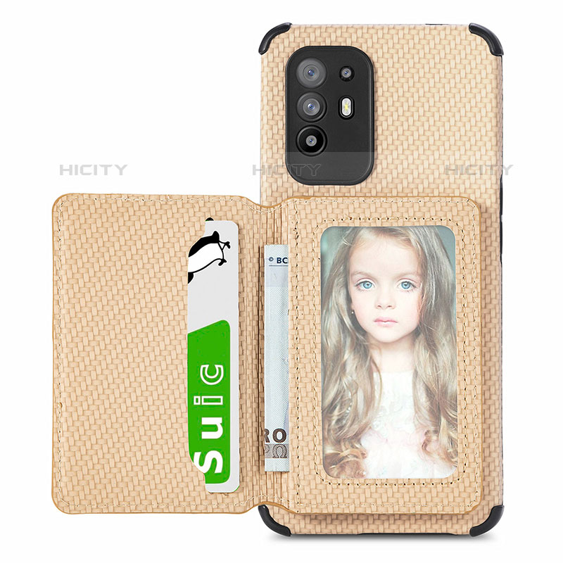 Funda Silicona Carcasa Ultrafina Goma con Magnetico S01D para Oppo A95 5G