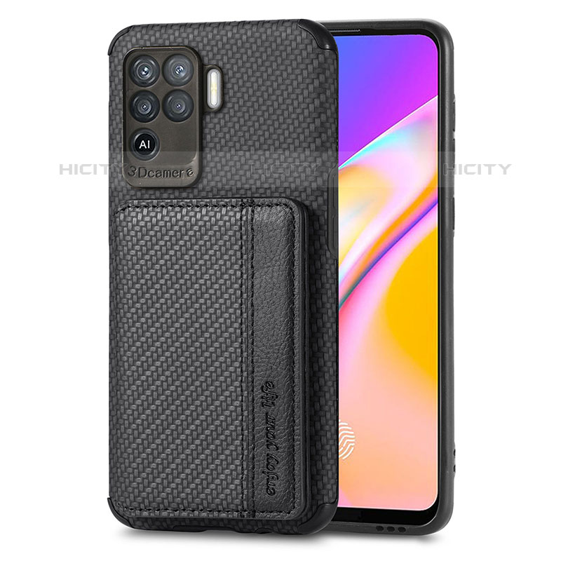 Funda Silicona Carcasa Ultrafina Goma con Magnetico S01D para Oppo F19 Pro