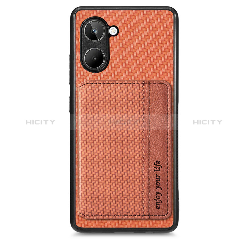 Funda Silicona Carcasa Ultrafina Goma con Magnetico S01D para Realme 10 4G