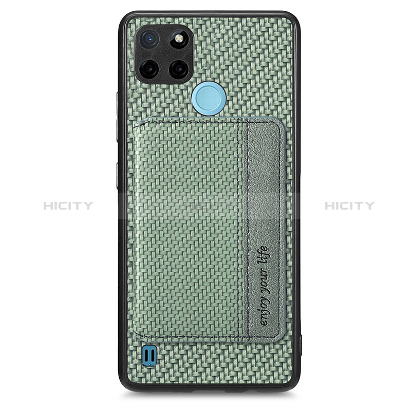 Funda Silicona Carcasa Ultrafina Goma con Magnetico S01D para Realme C21Y