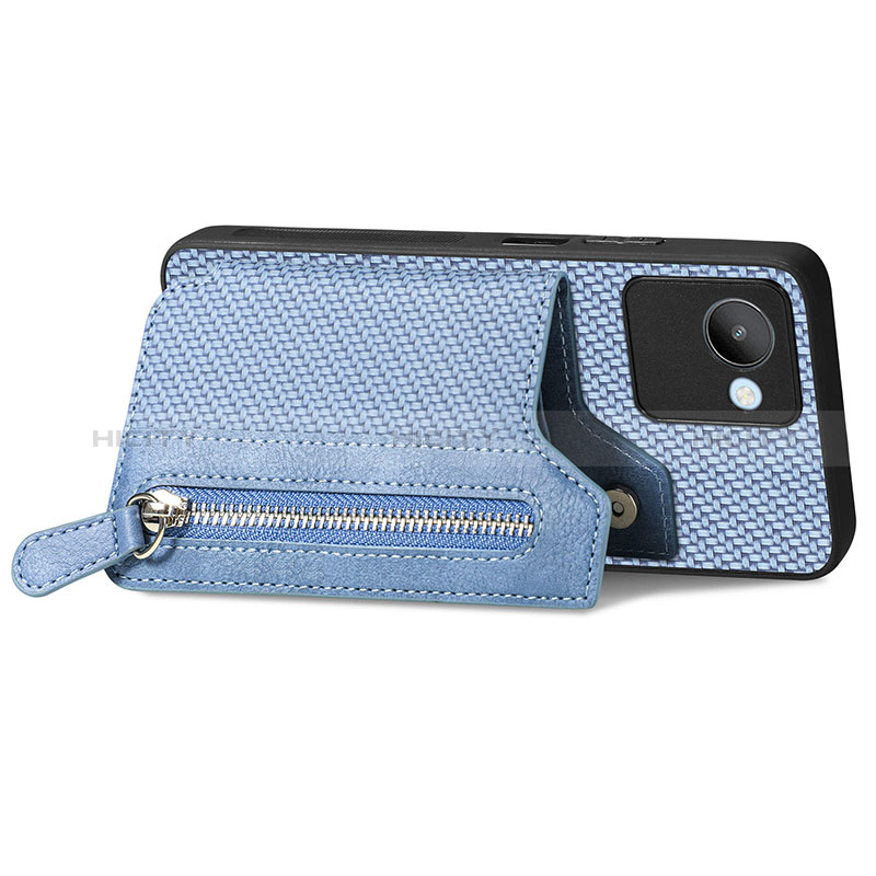 Funda Silicona Carcasa Ultrafina Goma con Magnetico S01D para Realme C30s