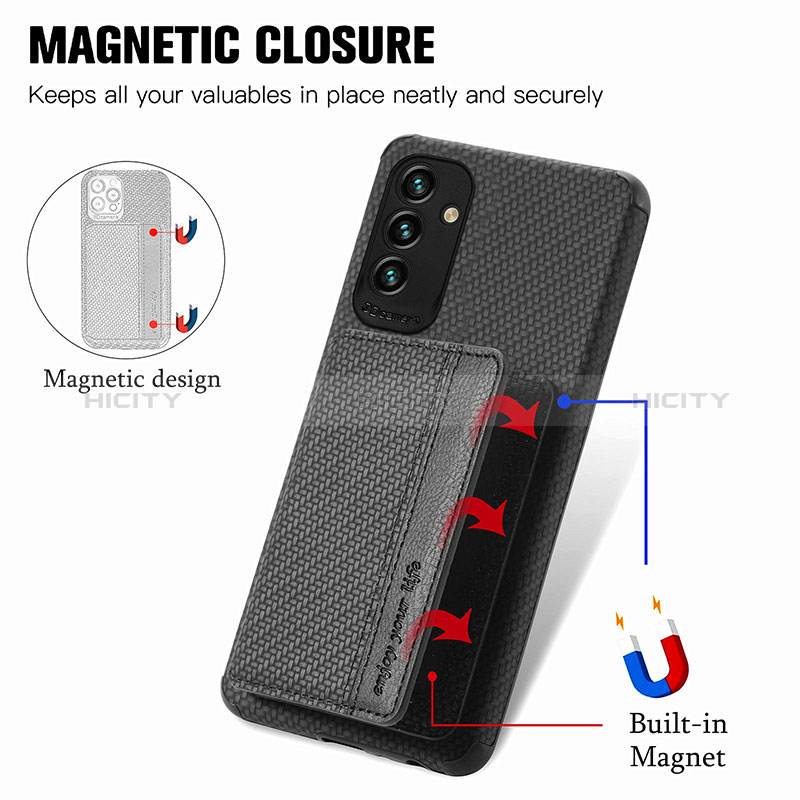 Funda Silicona Carcasa Ultrafina Goma con Magnetico S01D para Samsung Galaxy A04s