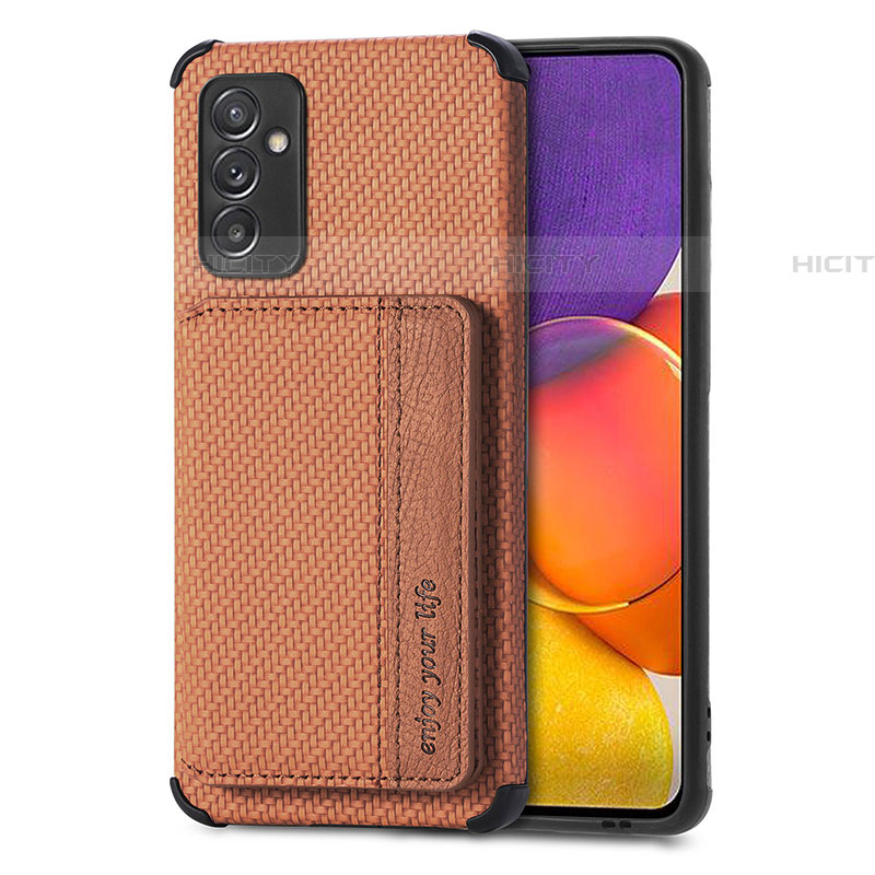 Funda Silicona Carcasa Ultrafina Goma con Magnetico S01D para Samsung Galaxy A05s Marron