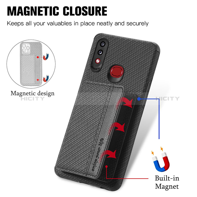 Funda Silicona Carcasa Ultrafina Goma con Magnetico S01D para Samsung Galaxy A10s