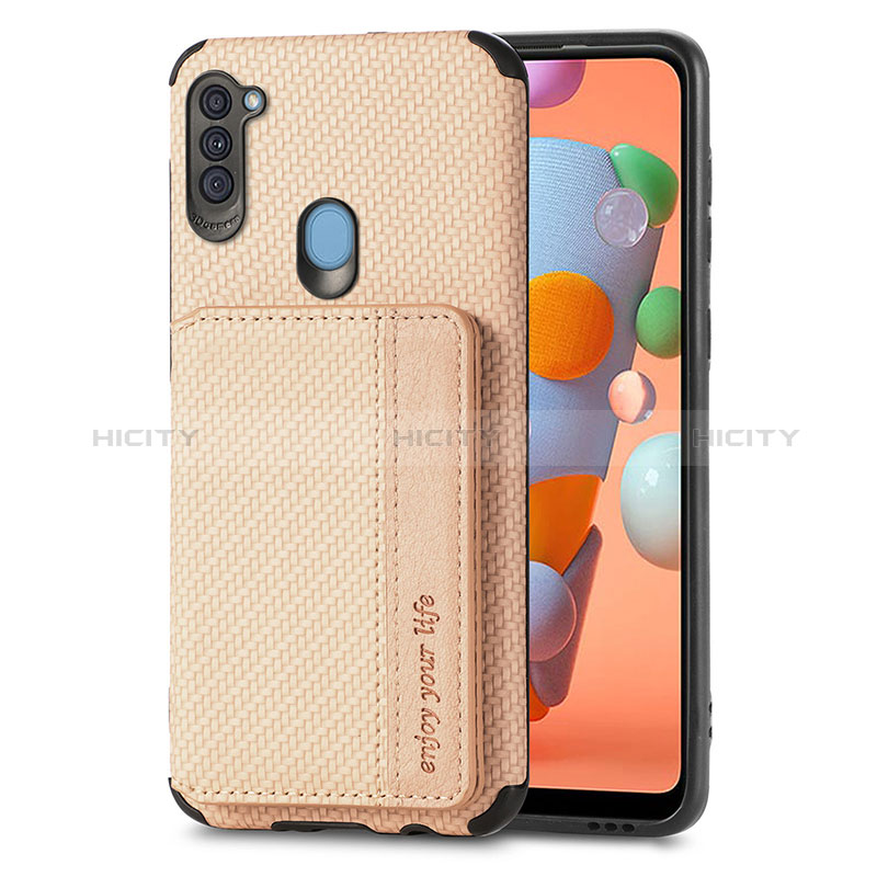 Funda Silicona Carcasa Ultrafina Goma con Magnetico S01D para Samsung Galaxy A11