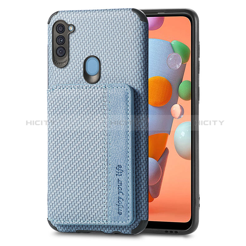 Funda Silicona Carcasa Ultrafina Goma con Magnetico S01D para Samsung Galaxy A11