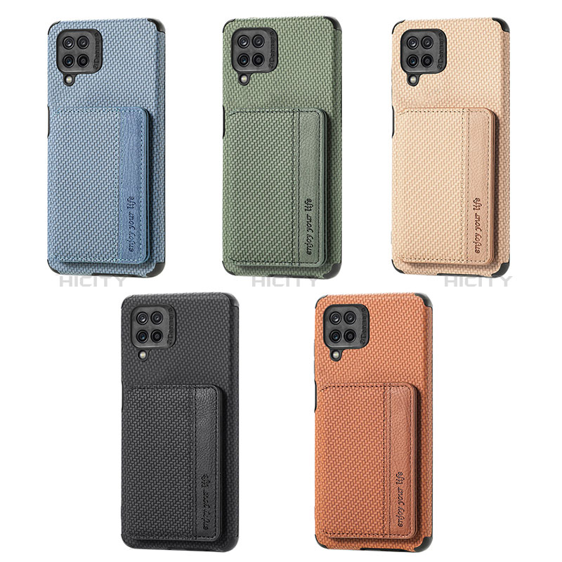 Funda Silicona Carcasa Ultrafina Goma con Magnetico S01D para Samsung Galaxy A12 5G